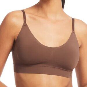 Ralph Lauren Women's Luxe Smoothing Wireless Bralette 4L0079 Espresso NWT Sz M